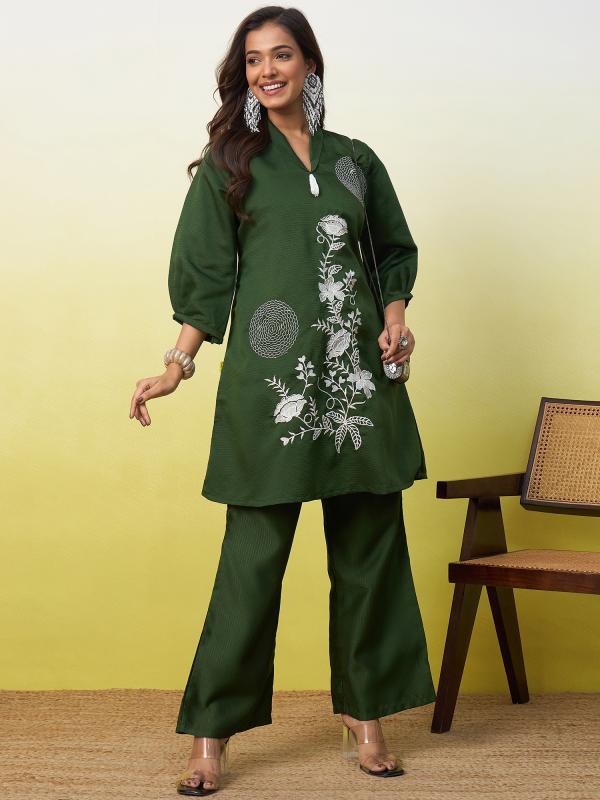 9888 G Women’s Viscose Rayon Kurta Pant Set | Co-Ords Set | 2pcs